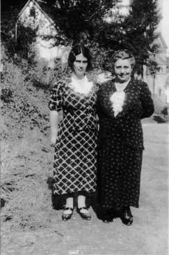 Frau Tnzer und Tochter Irene