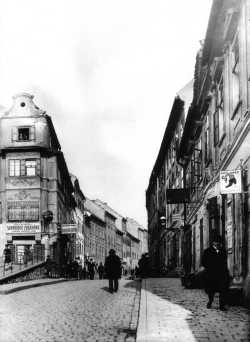 Die Judengasse in Preßburg